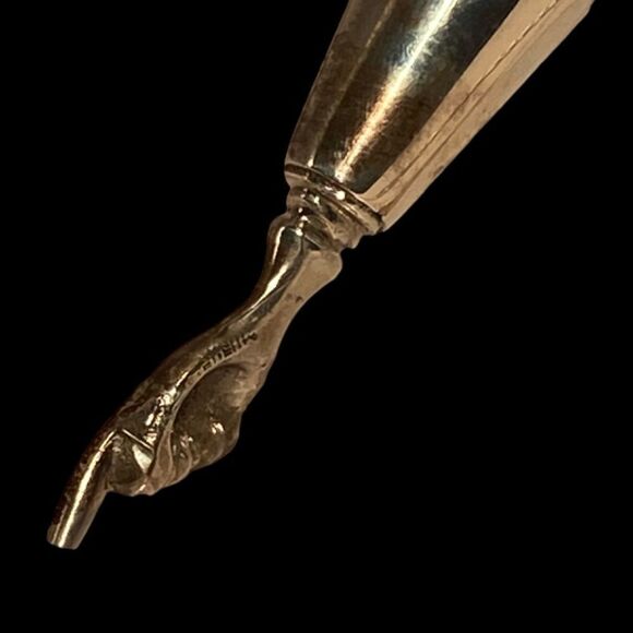 1165 Ornate Sterling Silver Yad Torah Pointer with Chain Bar Mitzvah Gif… - Picture 4 of 7